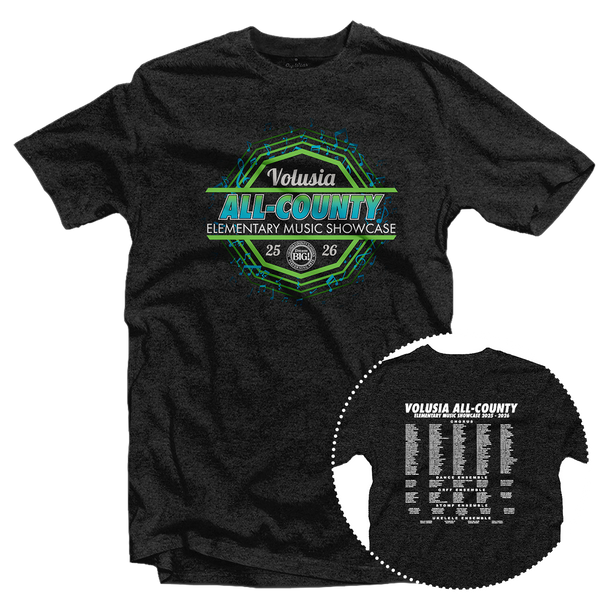 2025-2026 Volusia All-County Elementary Showcase T-Shirt