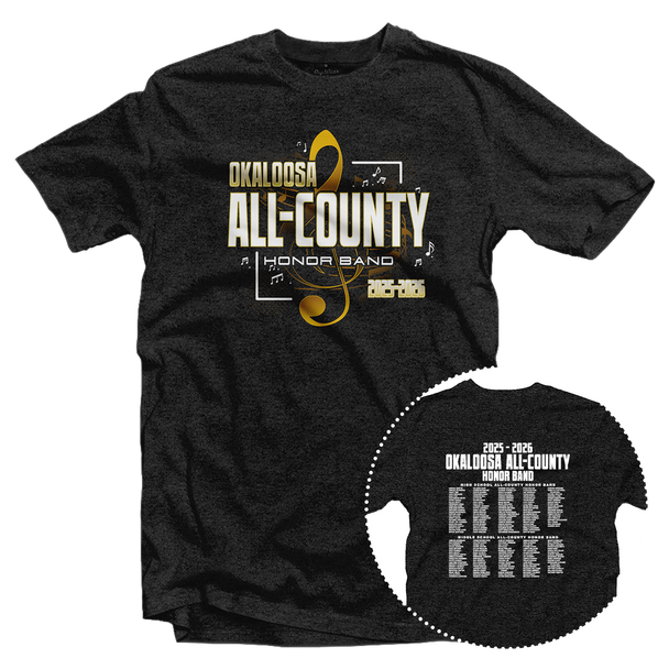 2025-2026 Okaloosa All-County Honor Bands T-Shirt