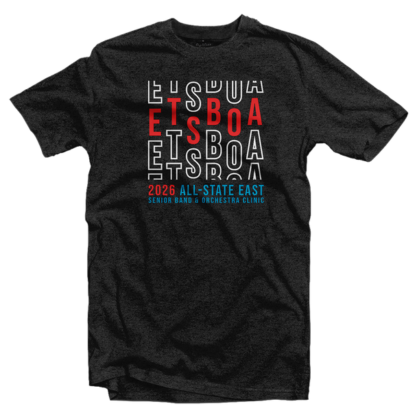 2025-2026 ETSBOA All-State East Senior Clinic T-Shirt
