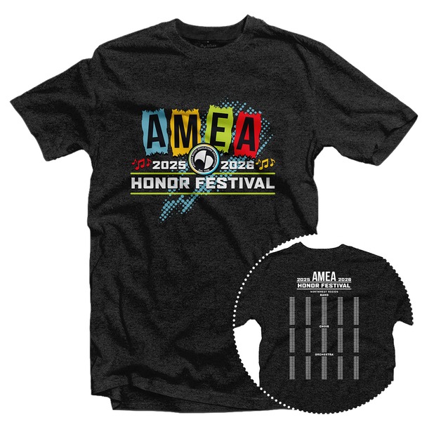 2025-2026 AMEA Southern Arizona ES/JH Honor Band Festival T-Shirt