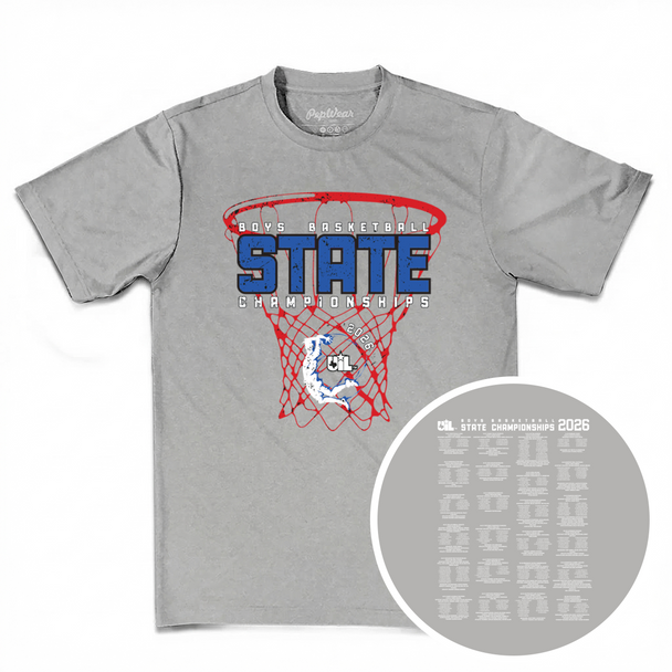 2026 UIL Boys Basketball State Championships Performance T-Shirt
