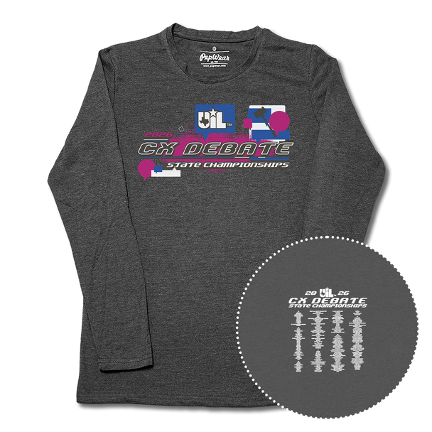 2026 UIL CX Debate 4A-6A Long Sleeve