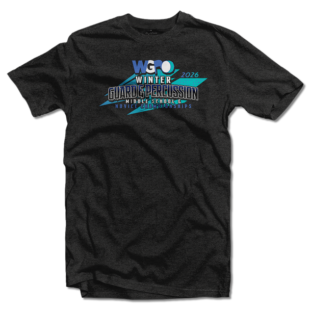 2026 WGPO MS & Novice Winter Guard & Percussion Championship T-Shirt