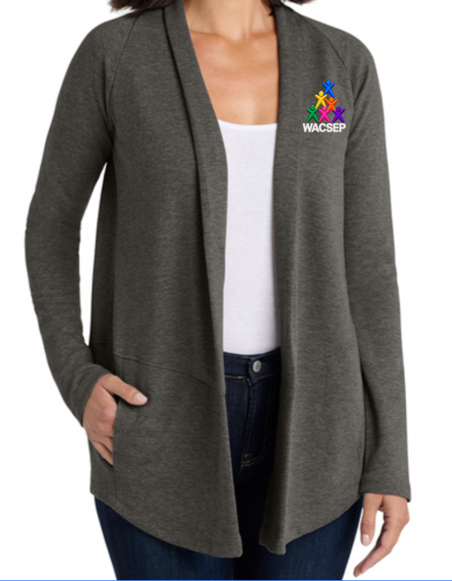 WACSEP SHAWL COLLAR CARDIGAN (EMBROIDERY)