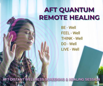 AFT Distant Healing Therapy with special AFT Quantum Resonance Tools,  utilizes the universal life force energy to cleanse, balance, and empower your being on all levels: physical, mental, and spiritual. 
Improve Your Well-being: Say goodbye to aches, low energy, anxiety, and more with our unique distant healing therapy. 
Experience the Unseen: Our 30-minute sessions harness the power of Quantum energy, connecting you to a state of deep balance and well-being, no matter where you are in the world.