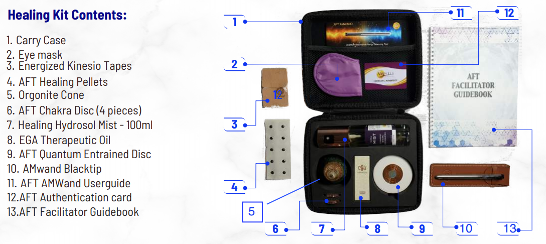 AFT Healing Kit Contents