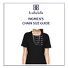 Bradley Kellie Women's Chain Size Guide
