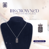 The IHS Crowned Necklace features the ancient Christogram symbolizing the name of Jesus. A powerful Christian jewelry design that makes a thoughtful faith-based gift. Visit site and shop now: let your style reflect your faith!
