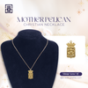This Mother Pelican Necklace beautifully symbolizes Christ’s selfless love and sacrifice. A meaningful Christian pendant that reminds us of His boundless grace. Visit site and shop now: let your style reflect your faith!