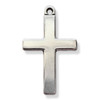 Sterling Silver Large Cross Christian Necklace