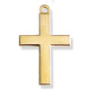 Simple Cross in Gold Overlay