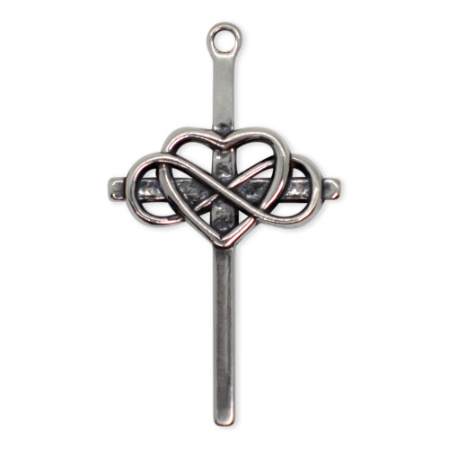 Infinite Love Cross in Sterling Silver