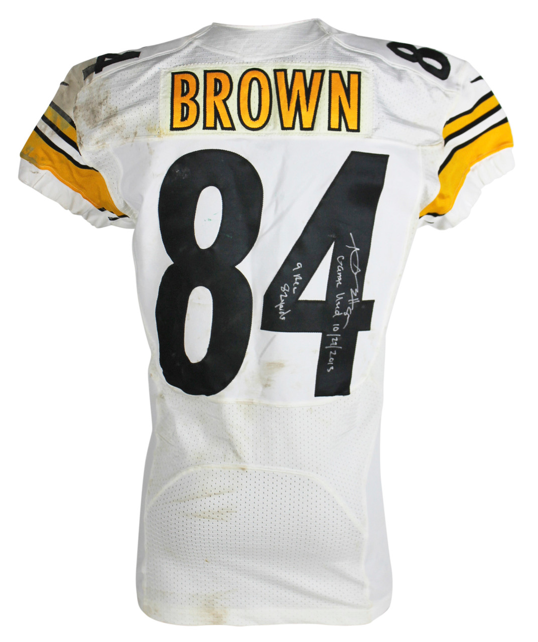 antonio brown white nike jersey