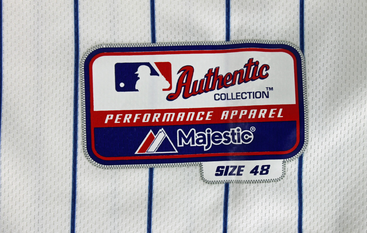 Press Pass Collectibles Cubs Jake Arrieta 9/16/14 1st Career Shutout Game used Jersey MLB & BAS