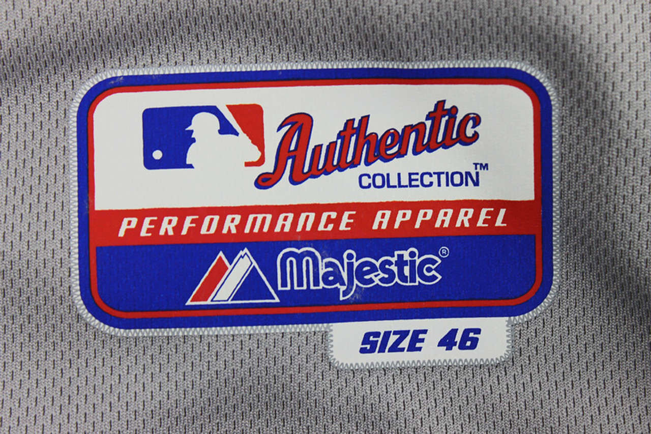 Mets Mike Piazza Signed Grey Majestic Authentic Jersey PSA/DNA Itp