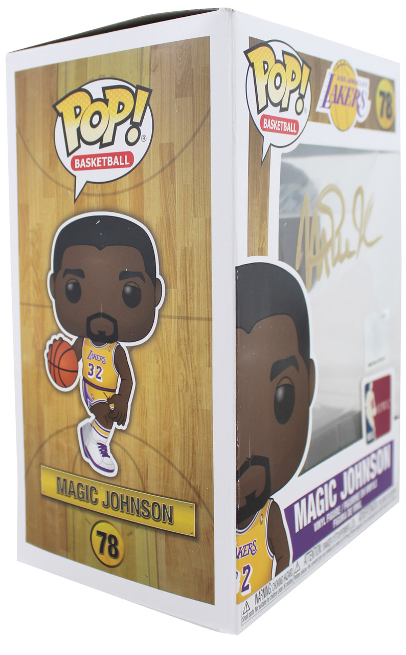 Funko NBA Los Angeles Lakers POP Basketball Magic Johnson Vinyl Figure 78  Gold Uniform, Damaged Package - ToyWiz