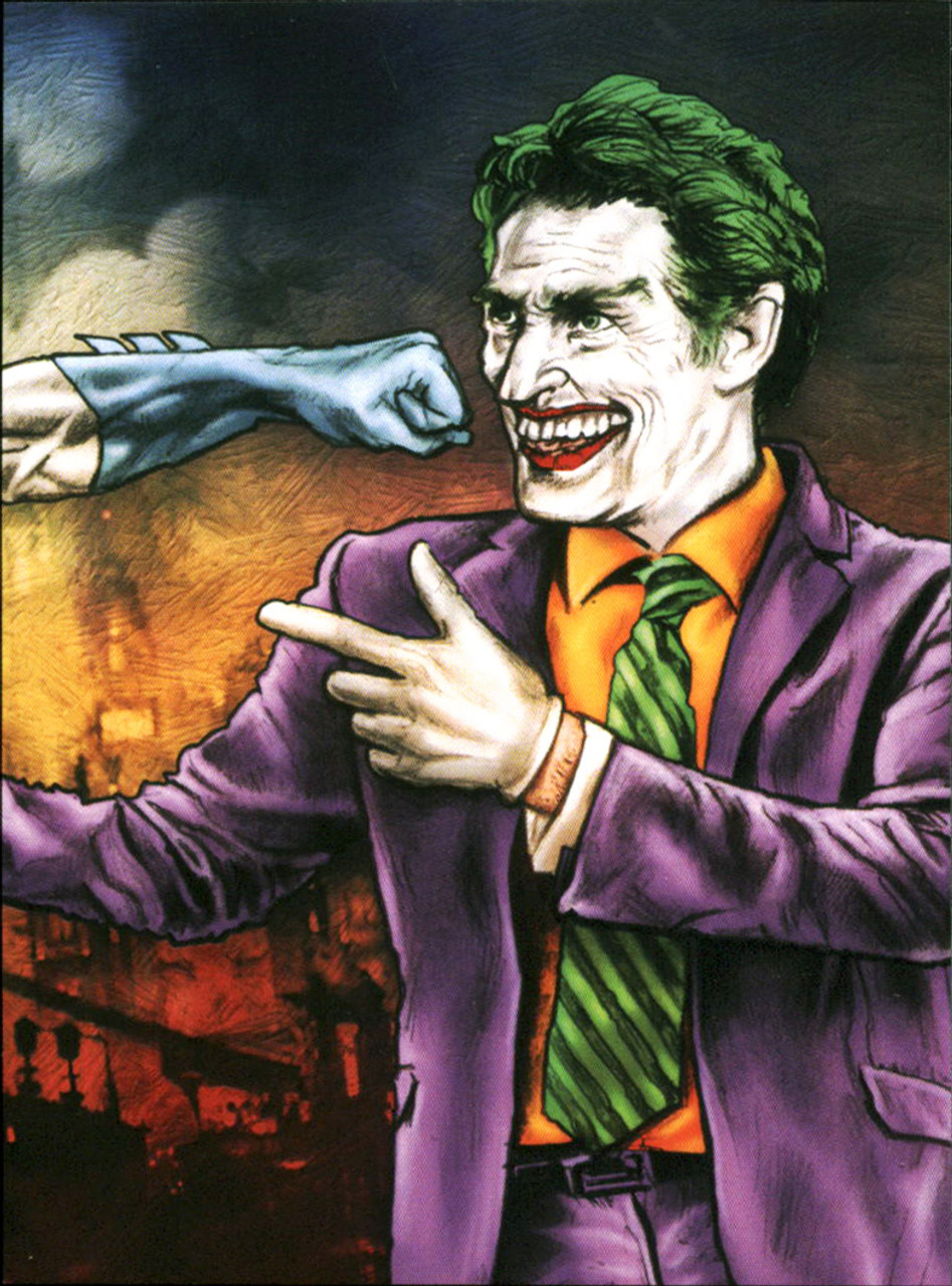 Batman Joker Bam! Pop Culture Artist Select Fan Art Card Number #1196/2500