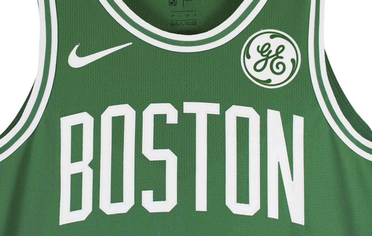 Celtics jersey with sales ge patch