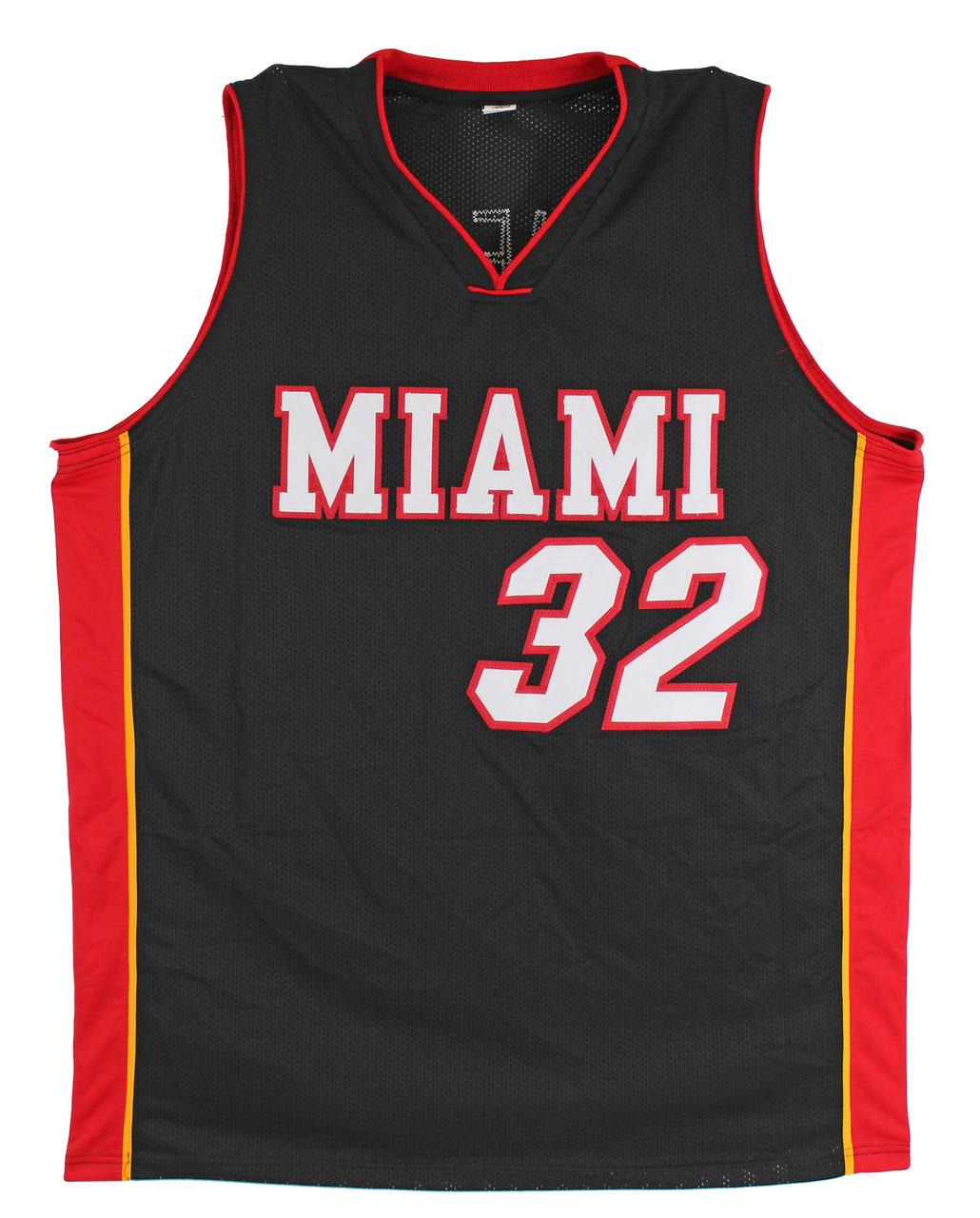 Shaquille O'Neal Signed Miami Heat Custom Jersey (Beckett Witness COA)