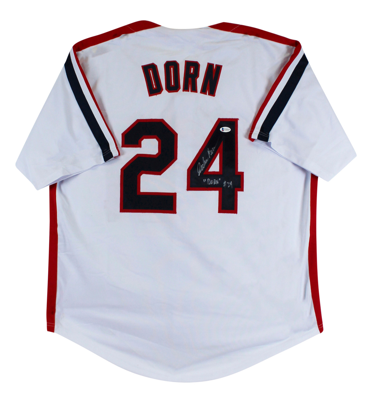 Nationals Patrick Corbin Signed White Majestic Coolbase Jersey BAS