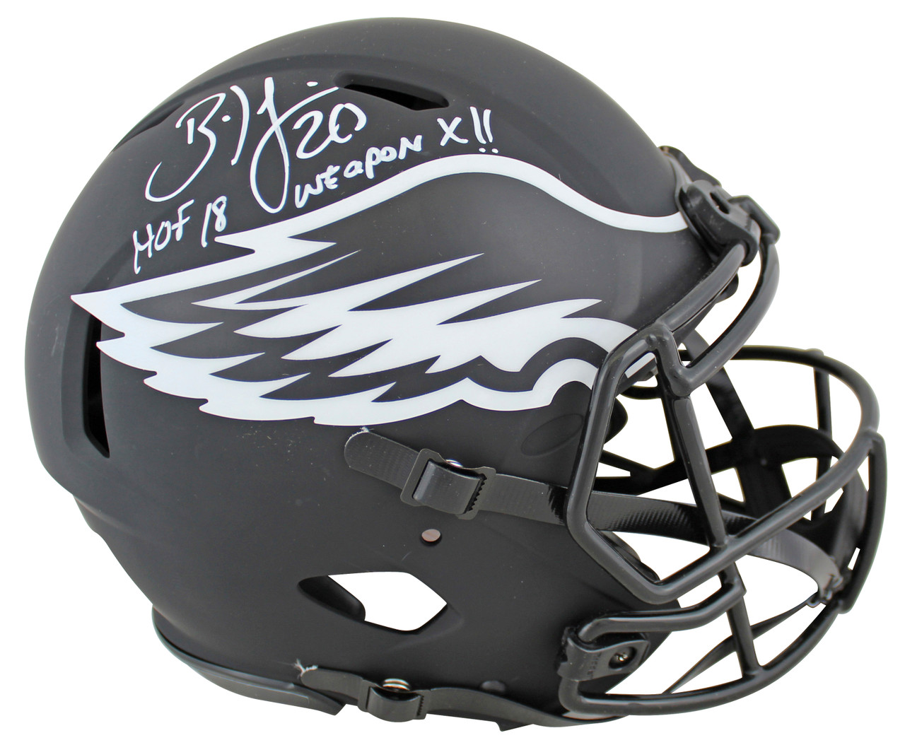 Eagles Brian Dawkins '2x Insc' Signed Eclipse Full Size Speed Proline  Helmet JSA