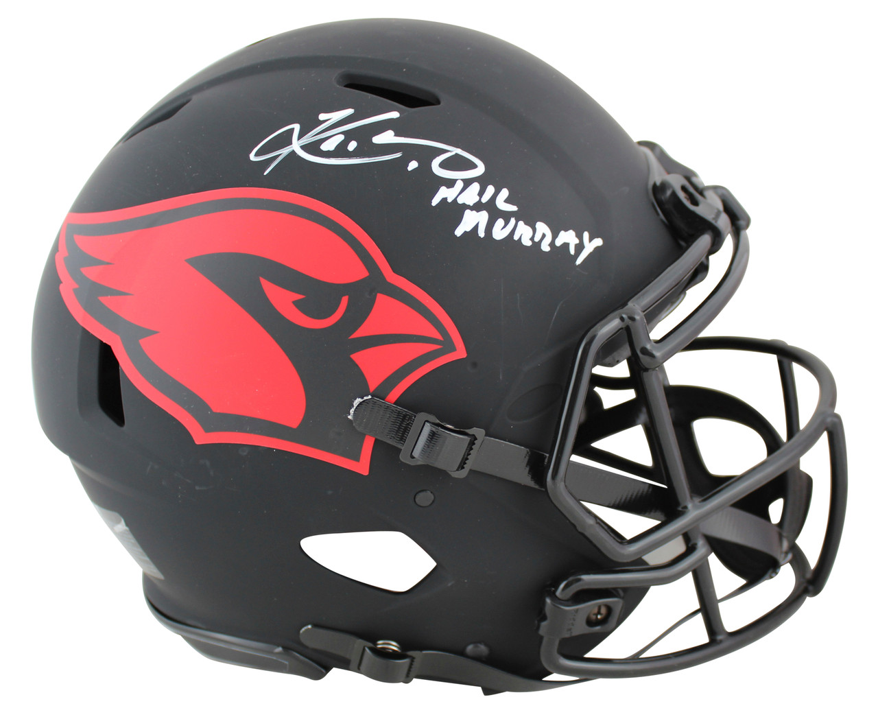 Larry Fitzgerald Arizona Cardinals Autographed Riddell Flat White Alternate  Revolution Speed Authentic Helmet