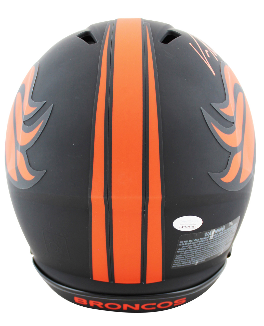 Denver Broncos Javonte Williams Signed Flash Mini Helmet Jsa Coa