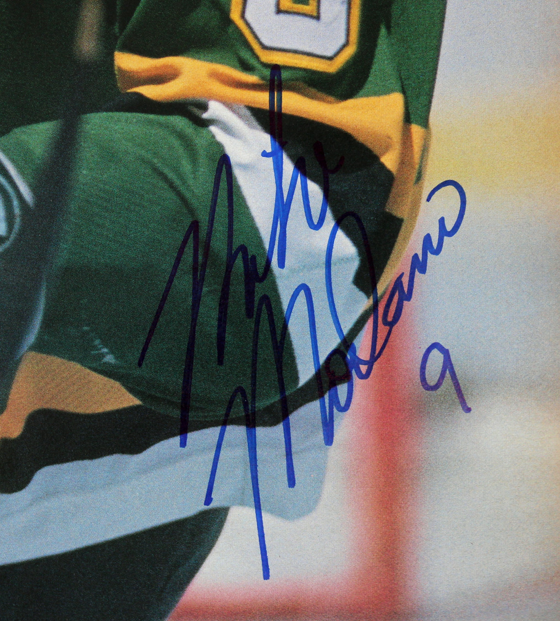 Mike Modano Autographed Hand Signed Custom Minnesota North Stars
