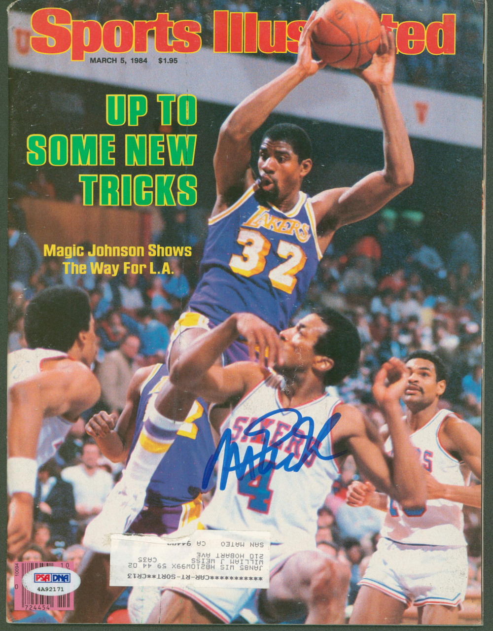 Los Angeles Lakers: Magic Johnson November 1991 Sports Illustrated