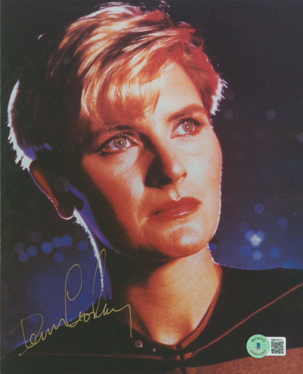 Denise Crosby Star Trek The Next Generation Signed 8x10 Photo Bas Bb83032