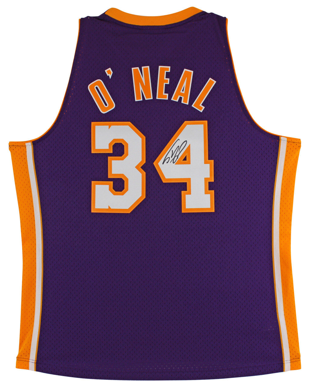 Mitchell & Ness Shaquille O'Neal Gold Los Angeles Lakers 2000 NBA Finals Hardwood Classics Authentic