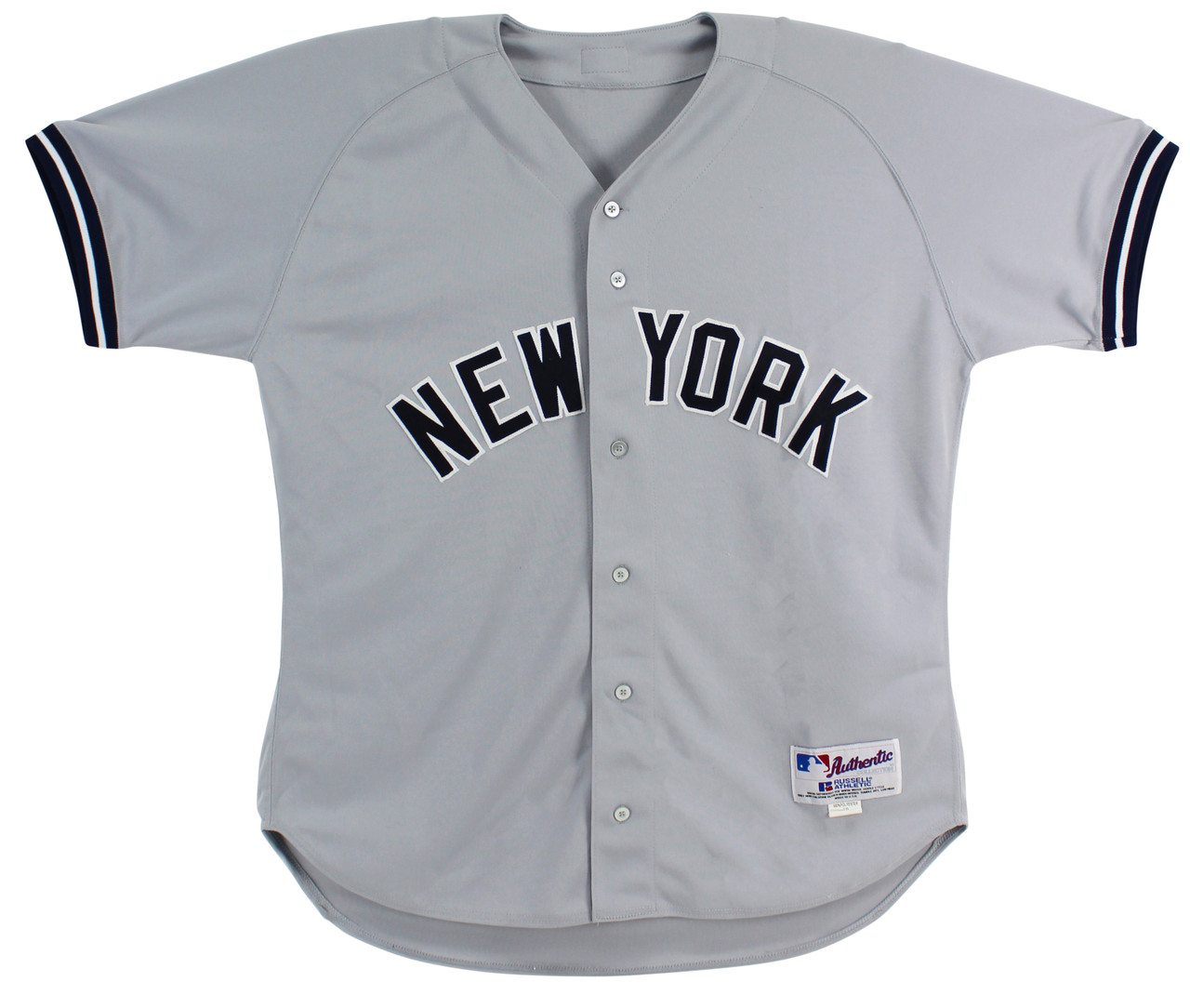 Yankees Road Authentic Jersey With 2008 Final Season Patch All