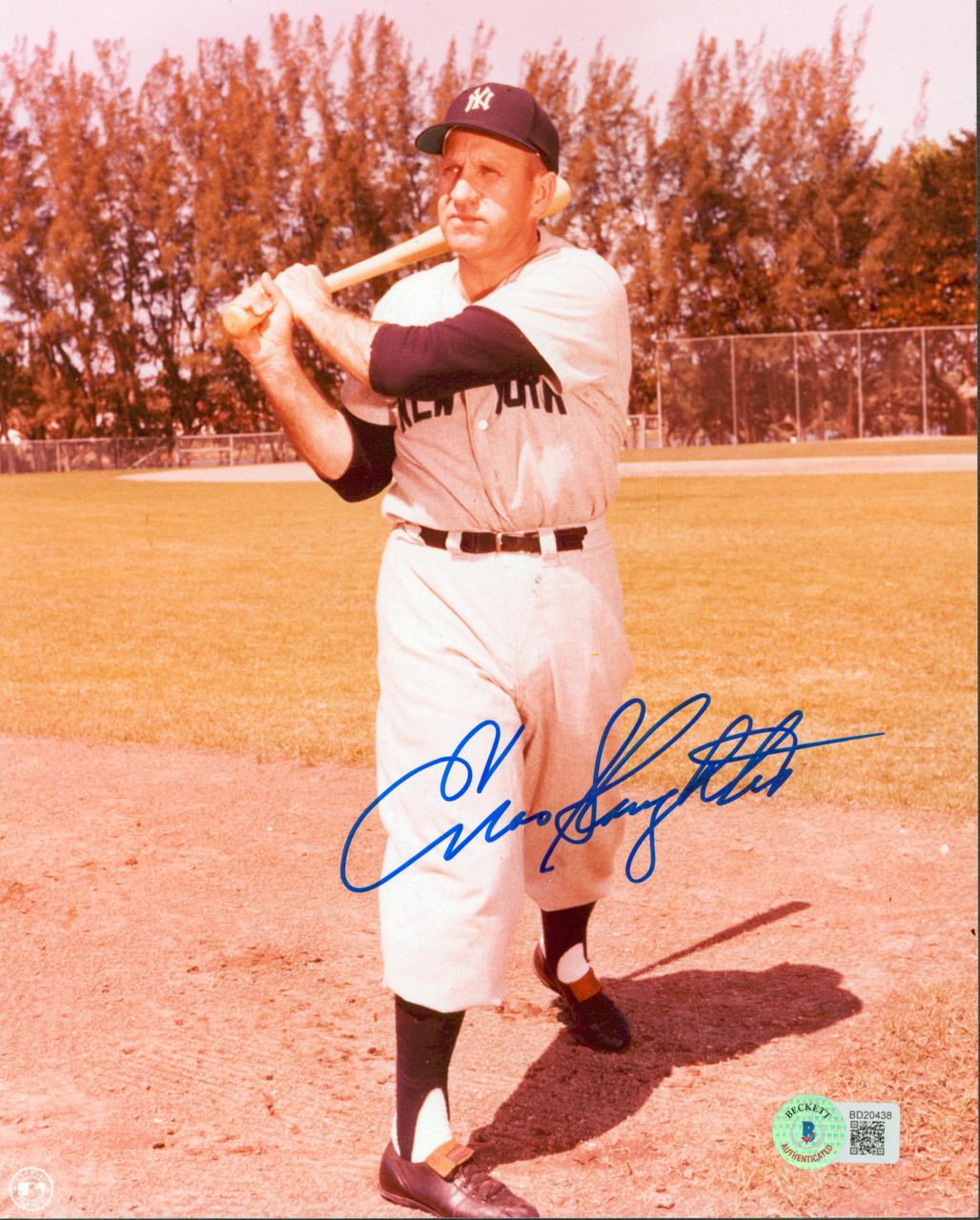 Stan Musial Autographed 8x10 Baseball Photo (Beckett)