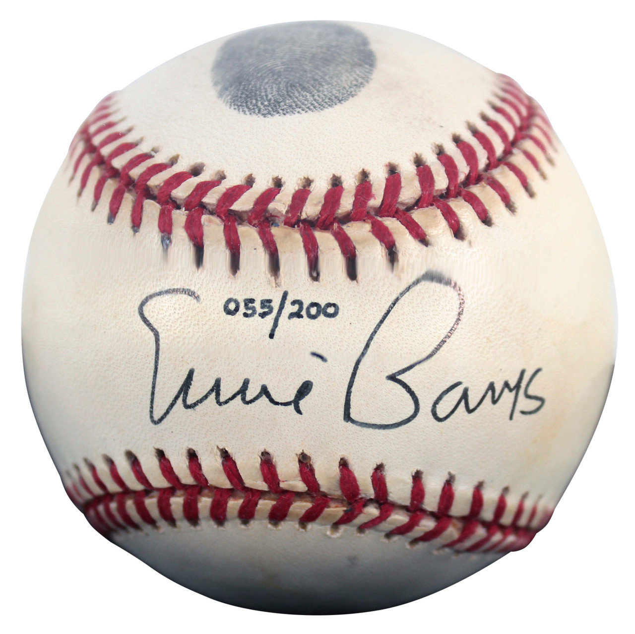 Ernie Banks Signed Baseball