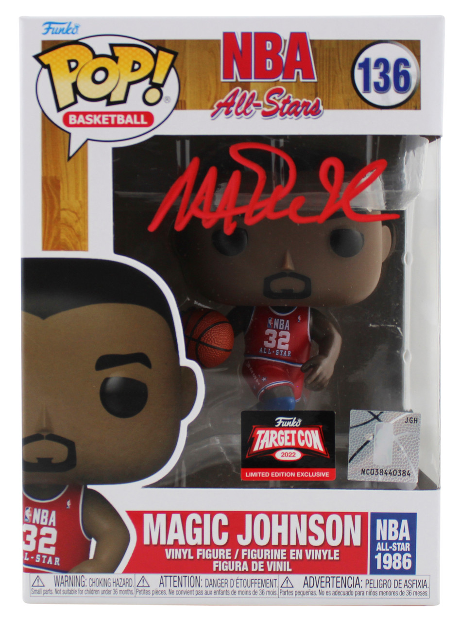 Magic Johnson Signed NBA All Stars Funko Pop #136 Target Exclusive Beckett  – Denver Autographs