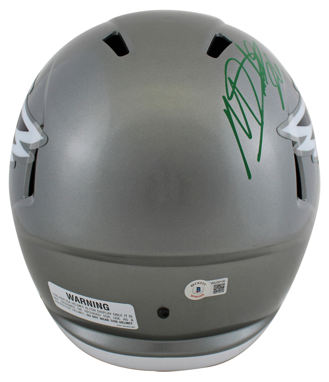 Mike Trout Autographed Fly Eagles Fly Black Philadelphia Eagles On F