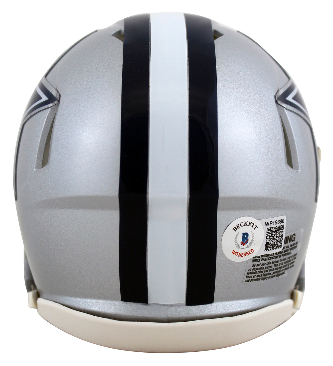 Dak Prescott Autographed Dallas Cowboys (ECLIPSE Alternate) Deluxe  Full-Size Replica Helmet - Beckett