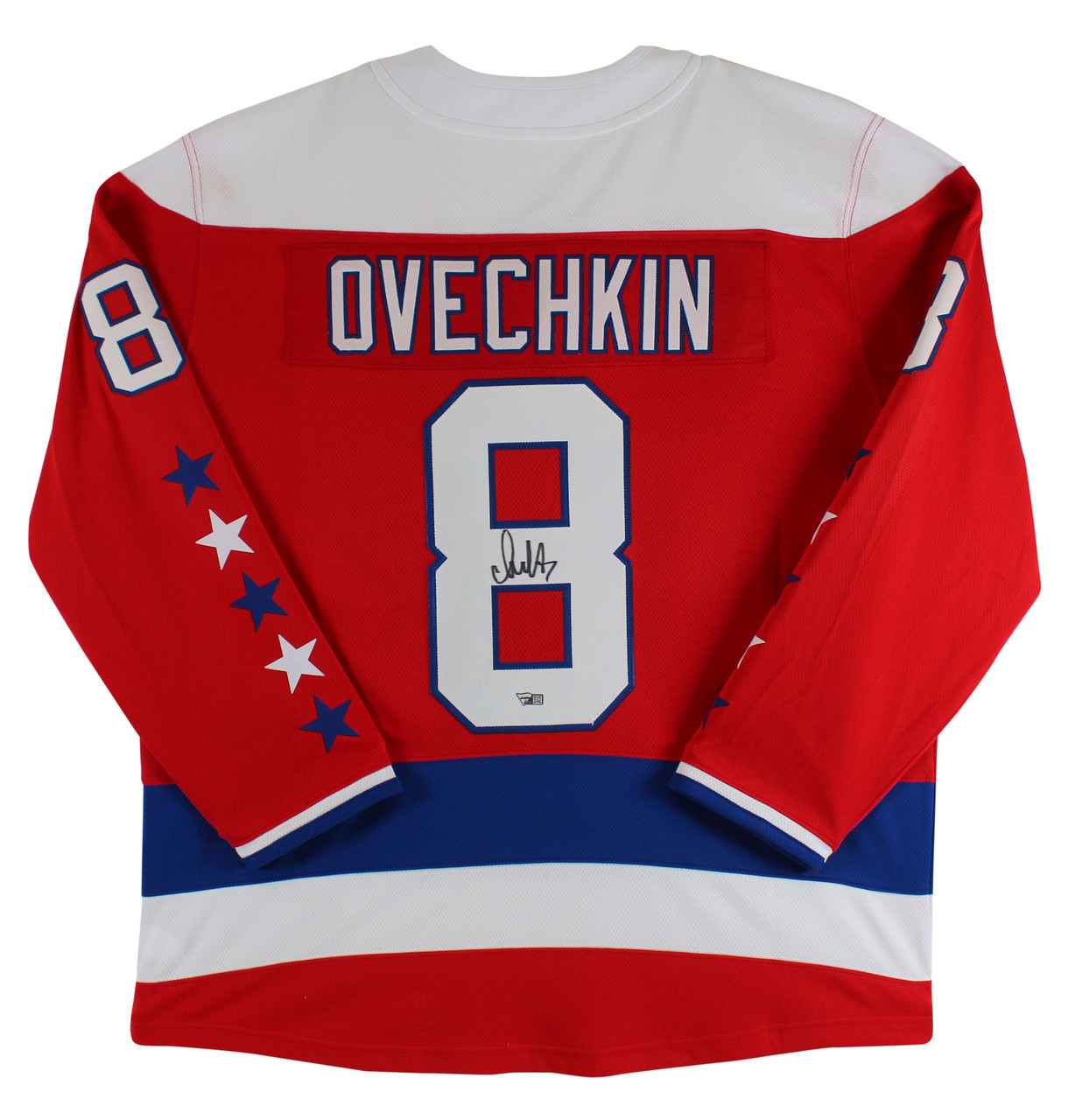 Autographed Washington Capitals Alex Ovechkin Fanatics Authentic Red Adidas  Authentic Jersey