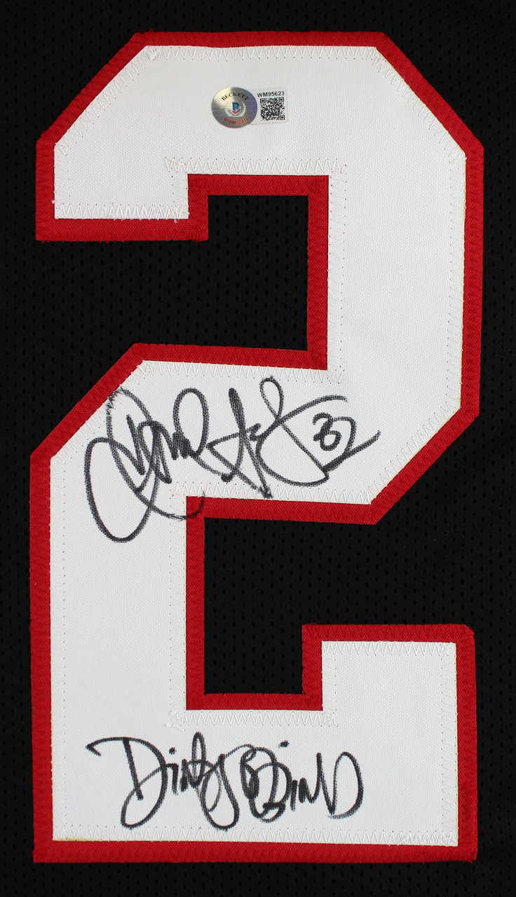 Jamal Anderson Atlanta Falcons Autographed 8 x 10 White Jersey