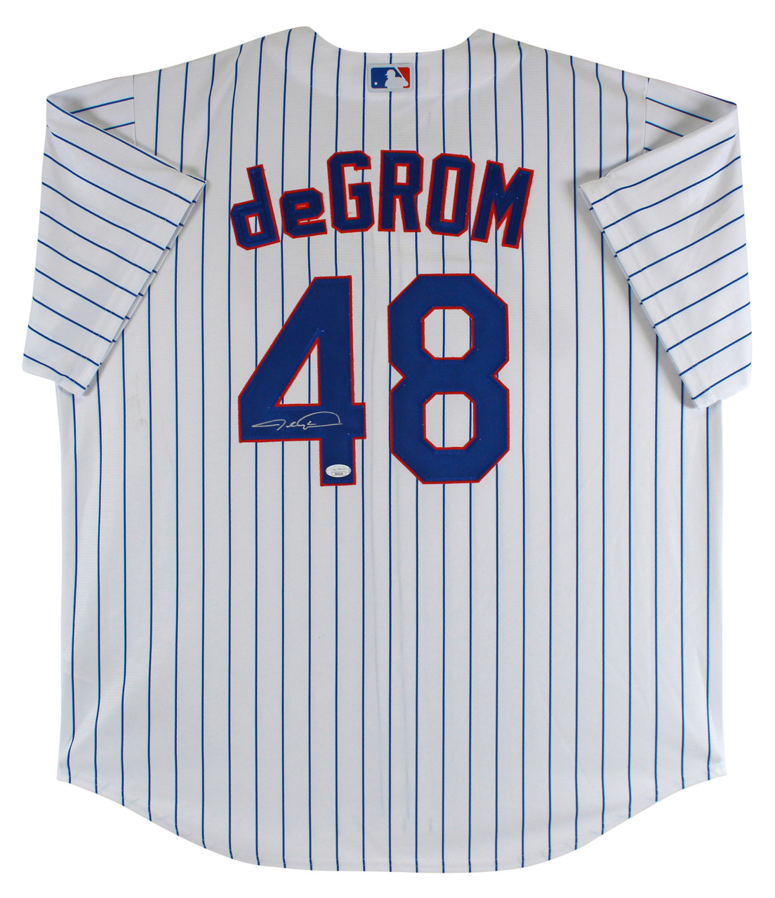 Jacob deGrom Black New York Mets Autographed Nike Authentic Jersey