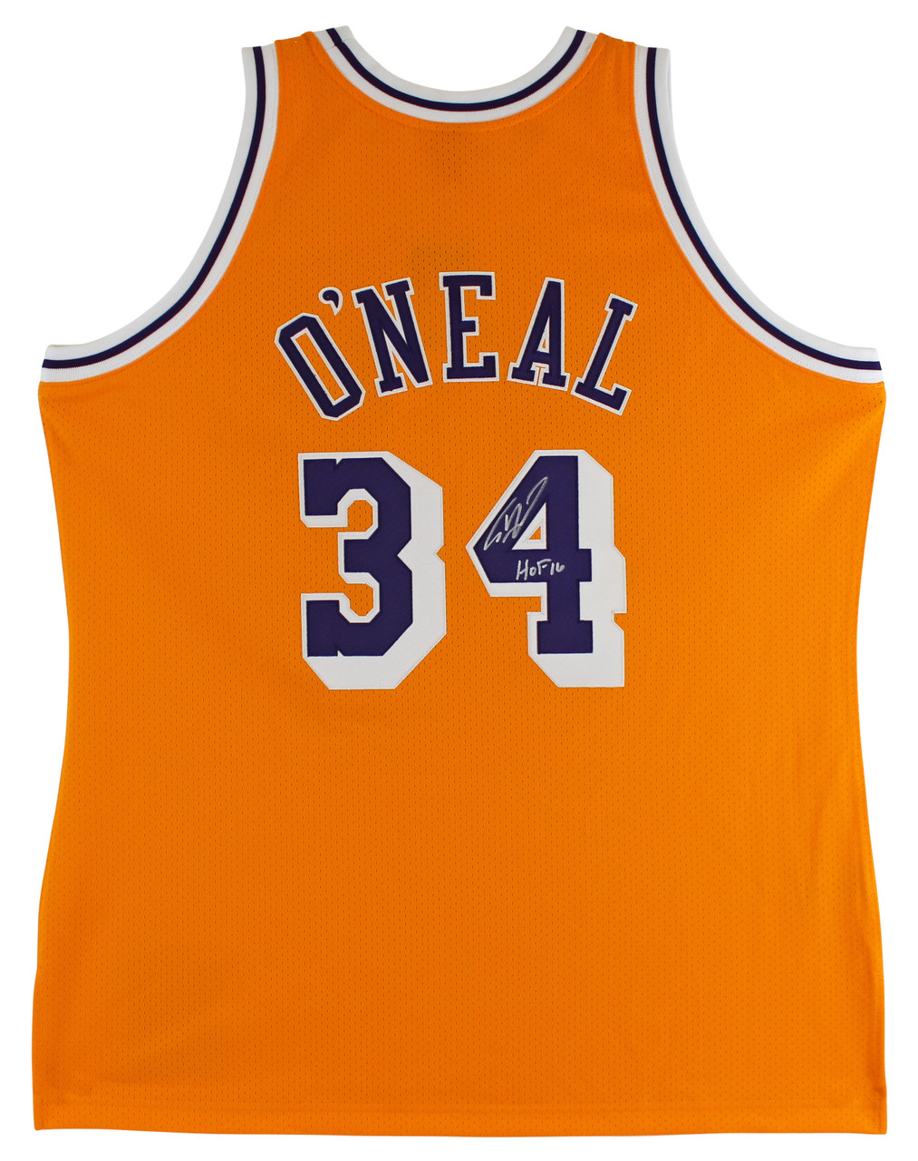 Shaquille O'Neal Los Angeles Lakers Signed HWC Mitchell & Ness