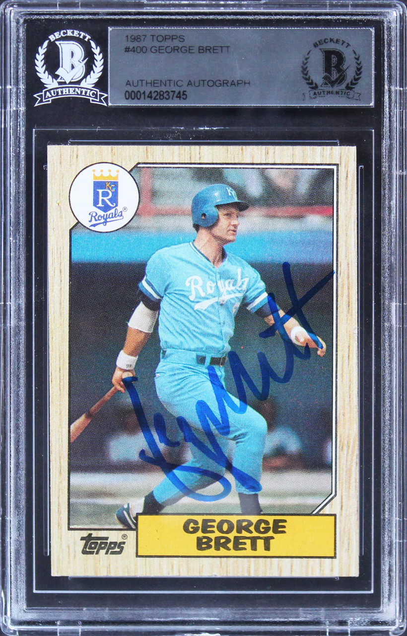 Discounted George Brett Kansas City Royals Memorabilia, Autographed George  Brett Royals Trading Cards On Sale