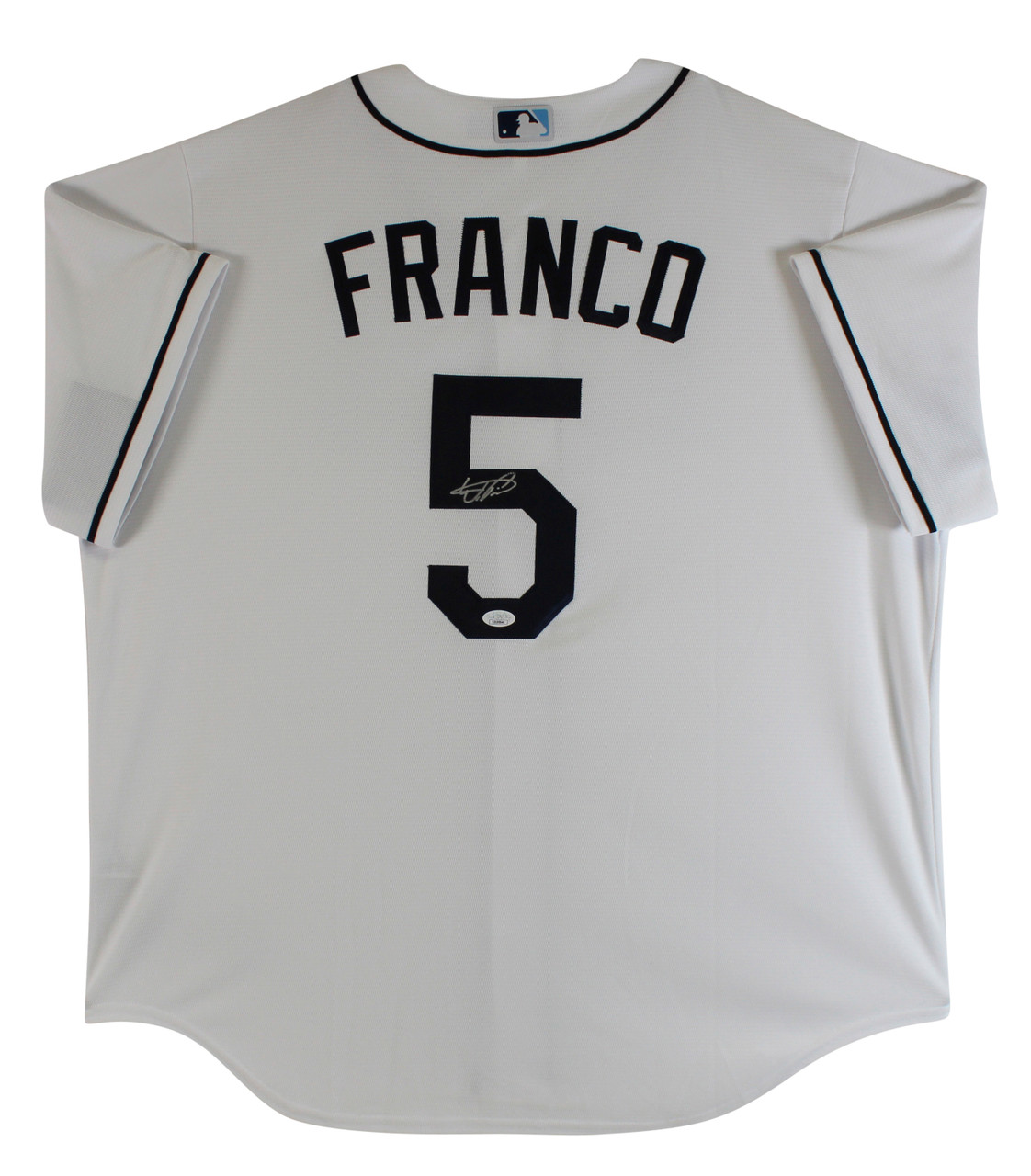 Game Used Navy Jersey: Wander Franco (Rookie Season - Worn During