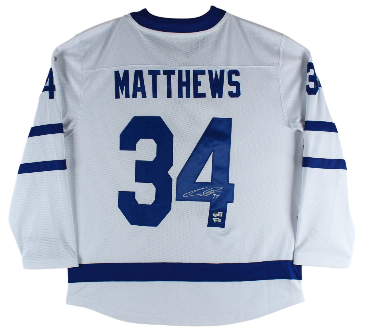 Auston Matthews Autographed Toronto Maple Leafs Fanatics Hockey Jersey - Fanatics (with A)