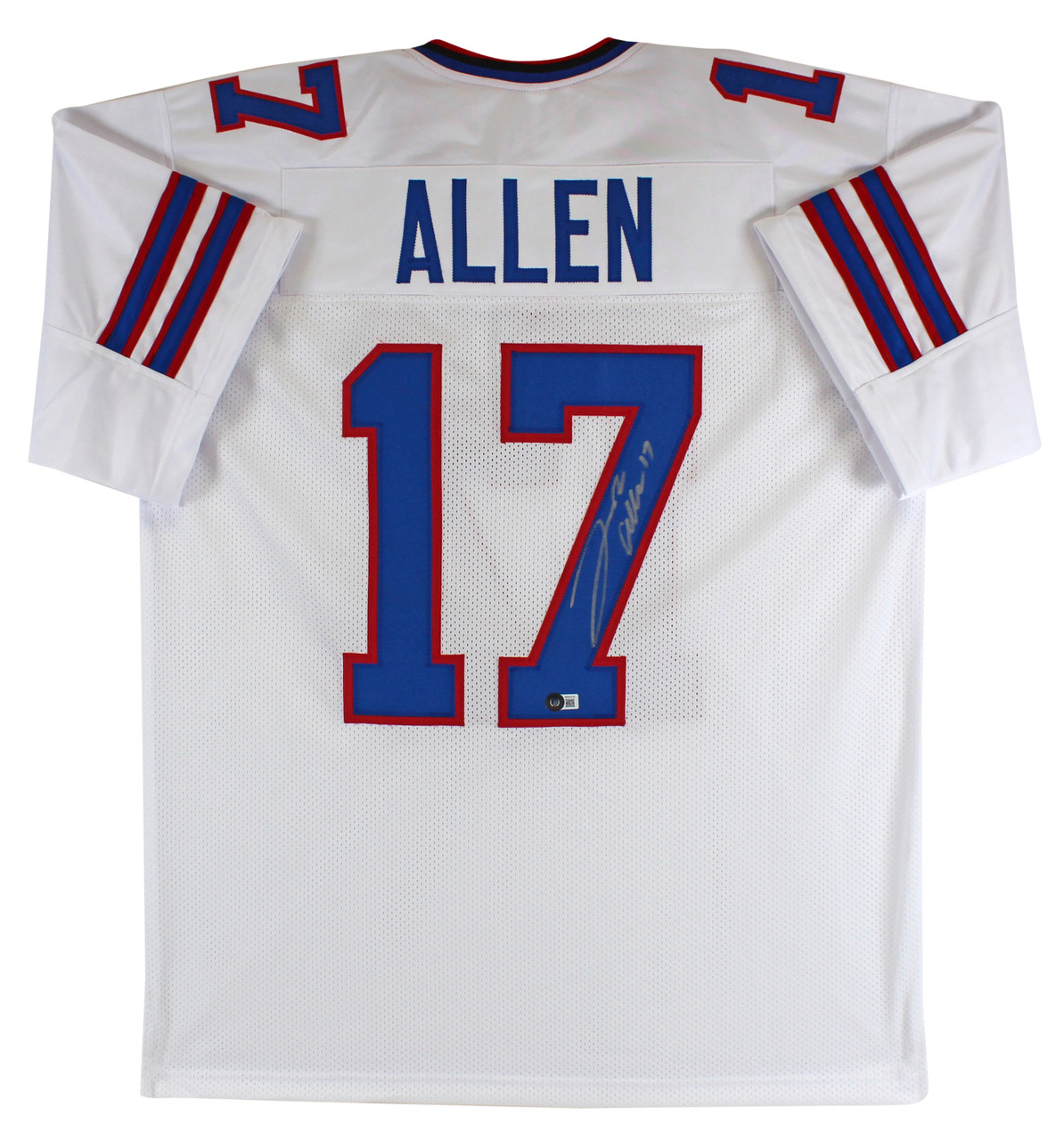 Josh Allen Autographed Signed Pro Style Red Football Jersey Beckett