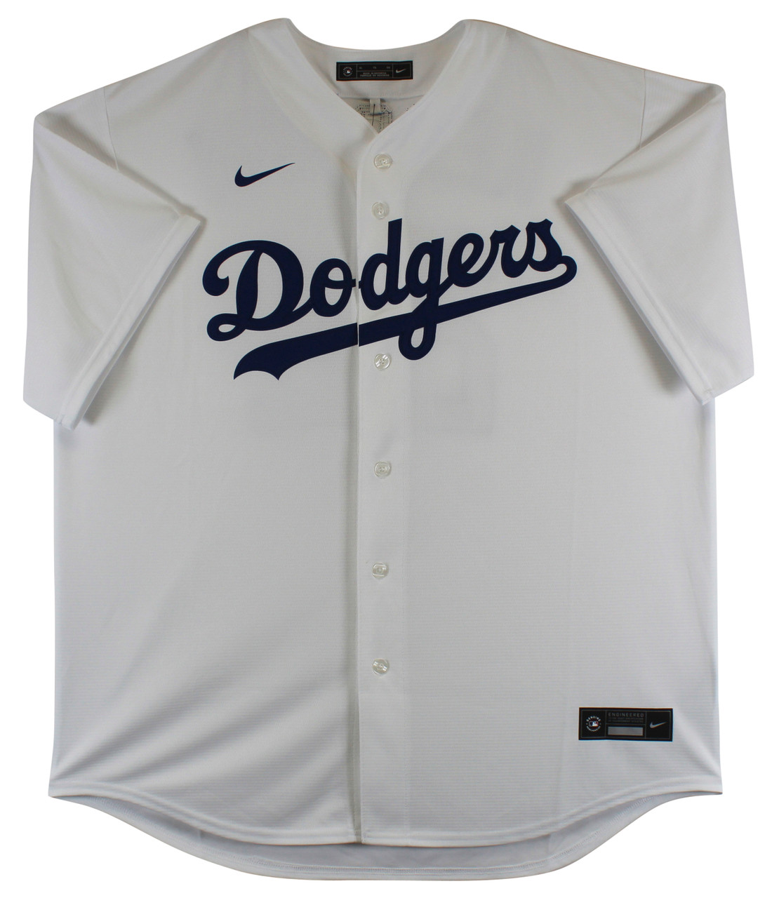 COREY SEAGER Autographed Los Angeles Dodgers Nike World Series Logo Patch  White Authentic Jersey FANATICS