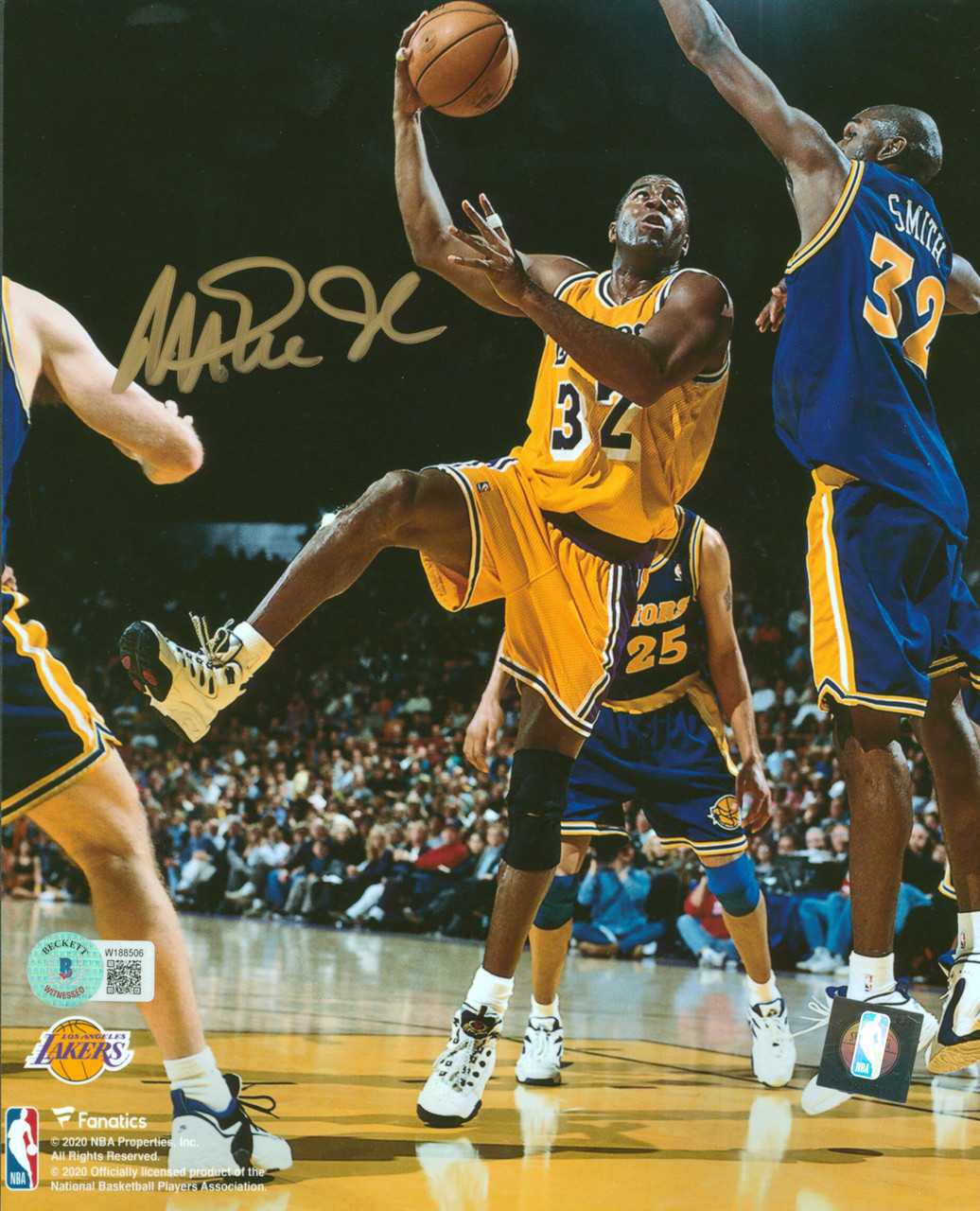 Magic Johnson Los Angeles Lakers Fanatics Authentic Autographed