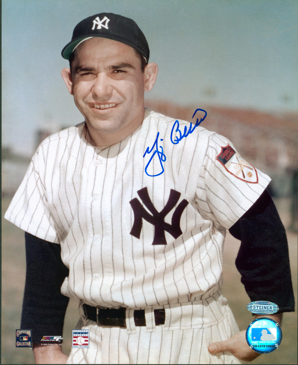 Yogi Berra Signed Card