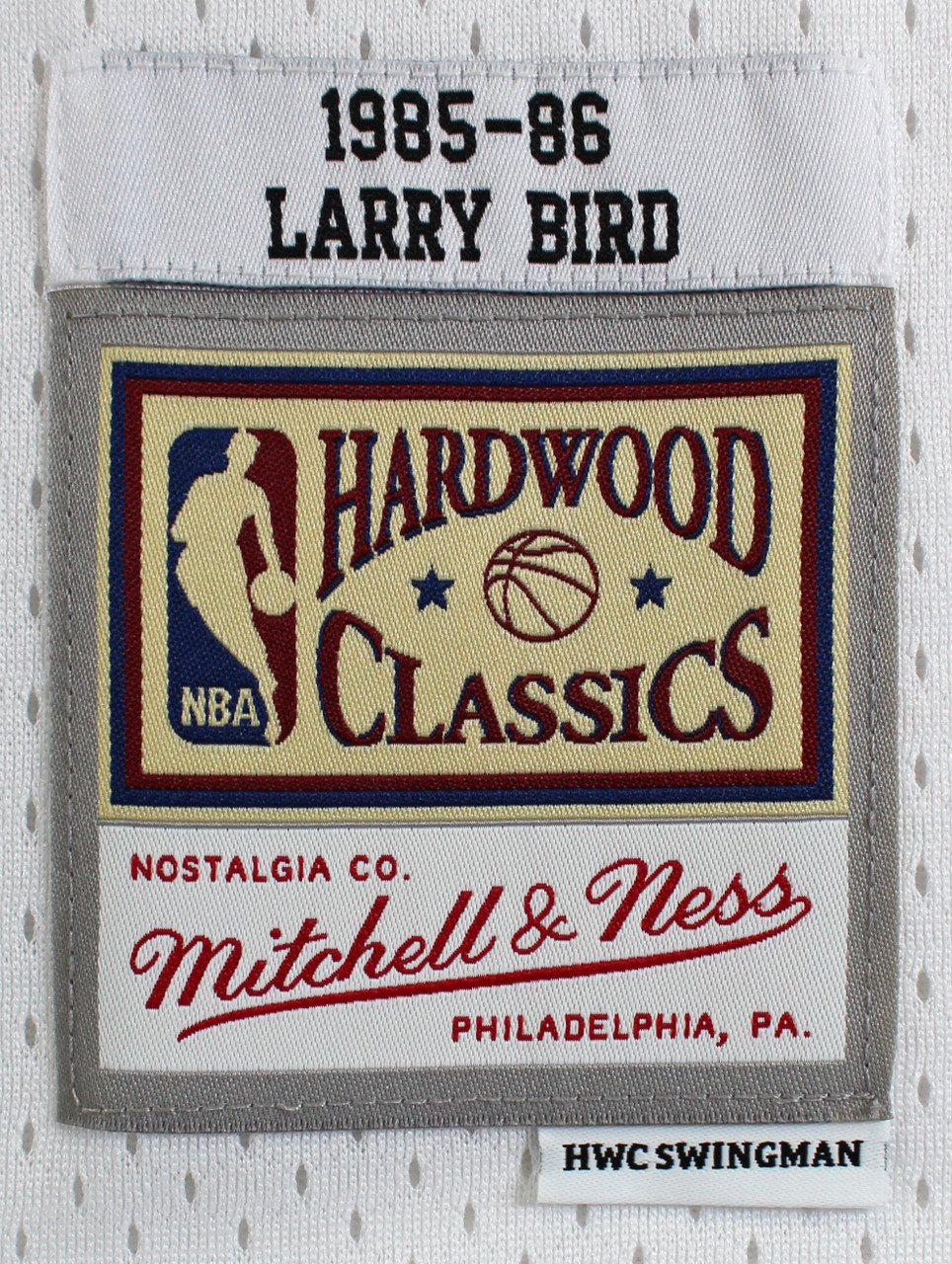 Press Pass Collectibles Larry Bird Authentic Signed 1985 White M&N HWC Swingman Jersey BAS Witnessed