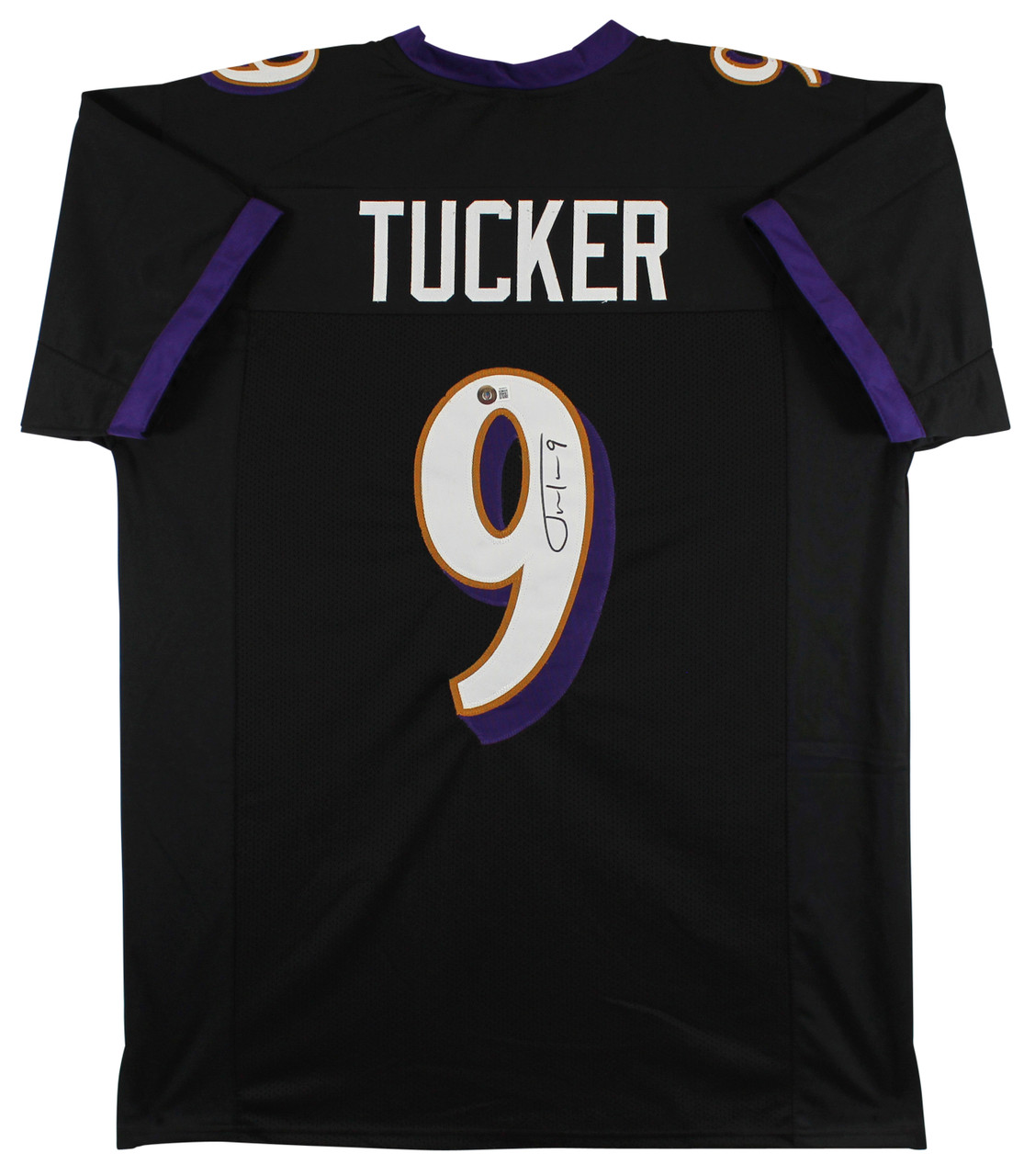 Baltimore Ravens Justin Tucker Autographed Signed Stat Jersey Jsa Coa